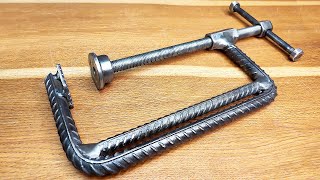 Best Clamp from Rebar!! DIY Rebar Clamp!