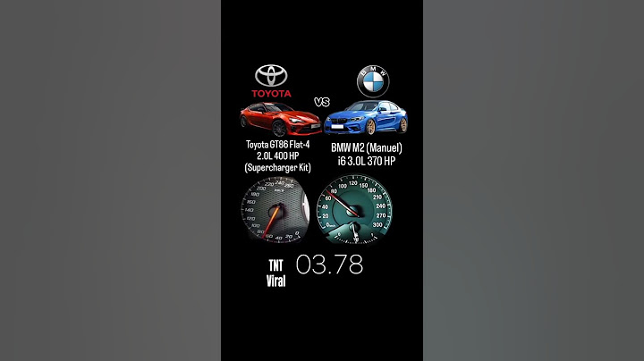 Toyota GT86 400 HP vs BMW M2 370 HP