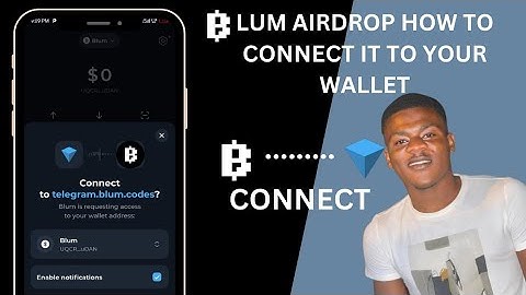 Blum Airdrop: How to connect your Blum Airdrop to your wallet