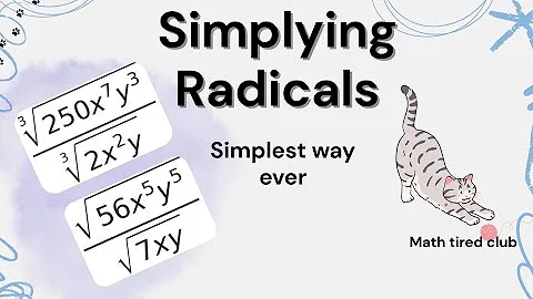 Simplify Radicals made easy (Students ALWAYS Get This Wrong!)