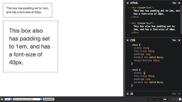 The CSS Layout Workshop: Relative units