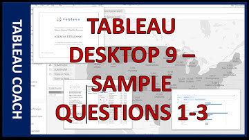 Tableau Desktop 9 - Sample: Questions #1-3