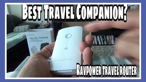 RAVPower FileHub Plus Wireless Travel Router | Unboxing & Setup