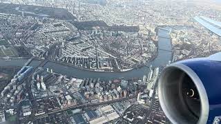 British Airways B777200ER | 4K CITY VIEWS Landing at London Heathrow