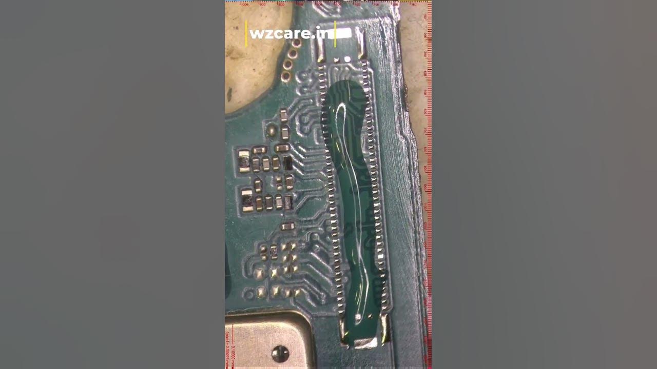 Samsung mobile motherboard repair and display connector change process