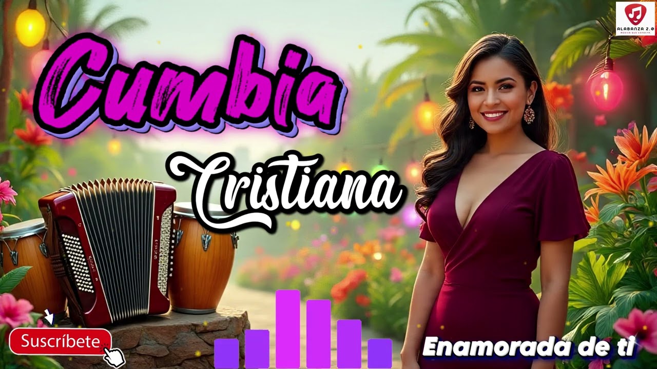 Música Cristiana Alegre 2025 | Cumbia Cristiana Mix – Enamorada de Ti