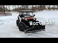 TURBO PLOW! Plowing with an XP Turbo RZR... Is it Worth It?