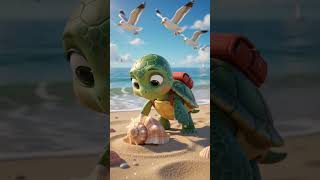 🐢 Tiny Turtle's Magical Beach Adventure! 🌊 | Kids Nursery Rhyme Song