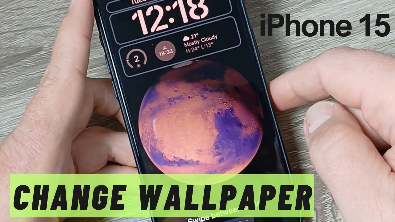 How to Change Wallpaper on iPhone 15 - YouTube