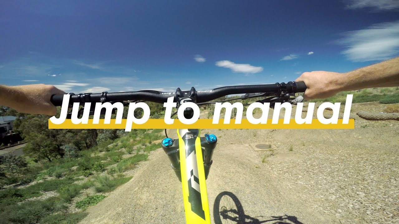 Learning how to manual out of a jump YouTube