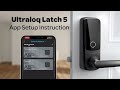 Ultraloq latch 5 series  utec app setup