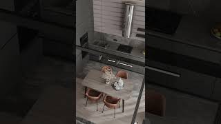 Кухня - гостиная из проекта дома @azbukadomstudio