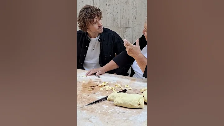 pasta making in Bari, Italy