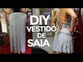 DIY Transformando Saia em vestido