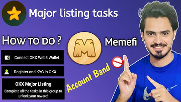 major token ma okx wallet ko kiase connect karen | memefi account banned 🚫 issue | airdrop updates