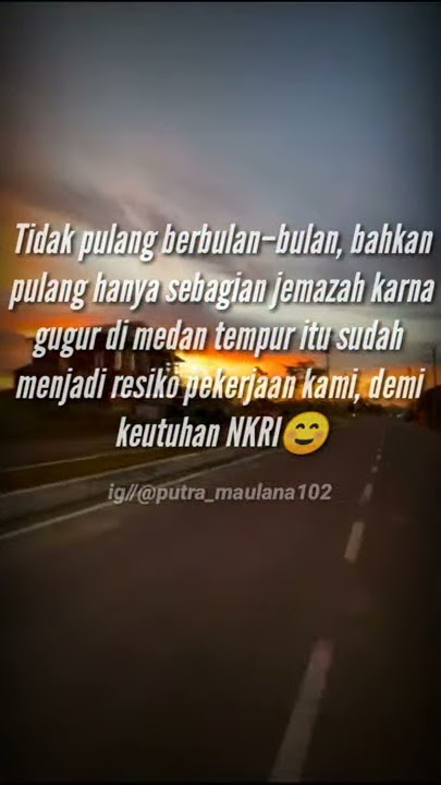 Story whatsapp kata-kata TNI berjuang