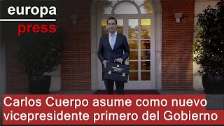 Carlos Cuerpo Llega Al Consejo De Ministros Como Nuevo Vicepresidente Primero Del Gobierno