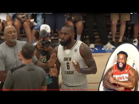 LEBRON GOES OFF IN THE DREW LEAGUE! Full Game Highlights!