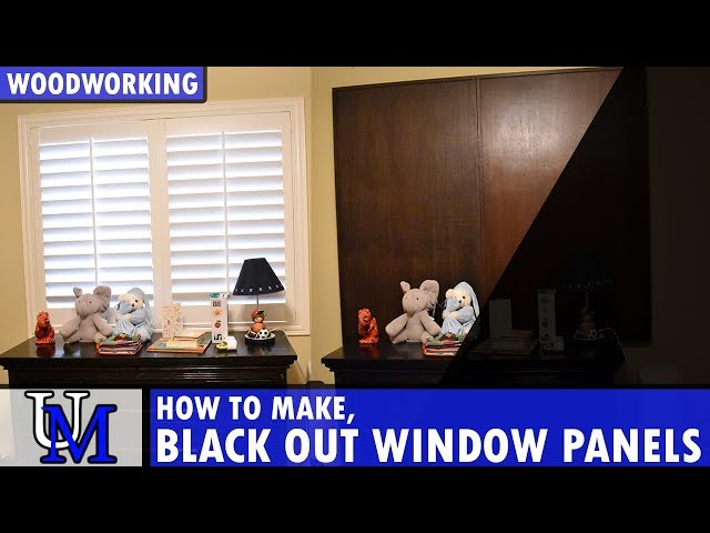 How to make removable blackout windows panels, with no blackout windows  film. DIY 