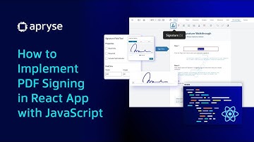How to Implement PDF Signing in React App with JavaScript | Apryse
