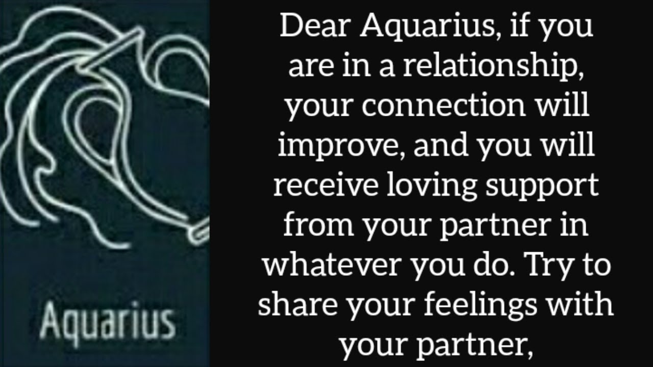 Love Horoscope AUG, 15 Aquarius ♒ YouTube