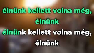 Halott Pénz - Élnünk Kellet Volna | Karaoke