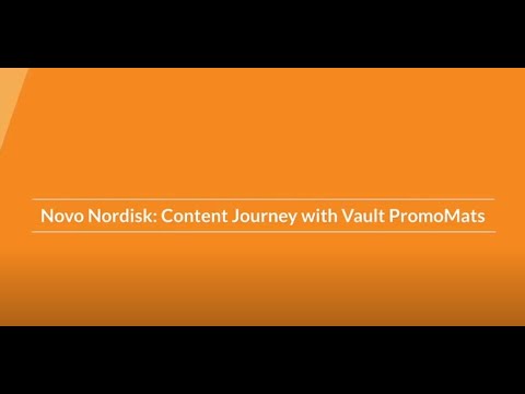 Novo Nordisk: Content Journey with Vault PromoMats