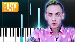 Blackbear - idfc (100% EASY PIANO TUTORIAL chords