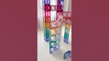 Ball Run Inspiration with CONNETIX Magnetic Tiles