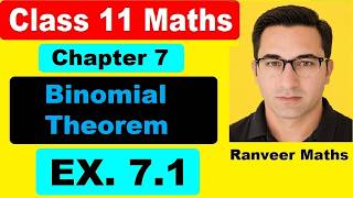 Class 11 Maths Exercise 7.1 | Ex.7.1 Class 11 Maths | Binomial Theorem | Ncert Maths 11 Chapter 7