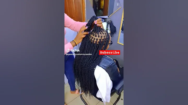 Brazilian wool knotless braids #mostbeautiful #hairstyles #knotlessbraids #braidedhairstyles #braids