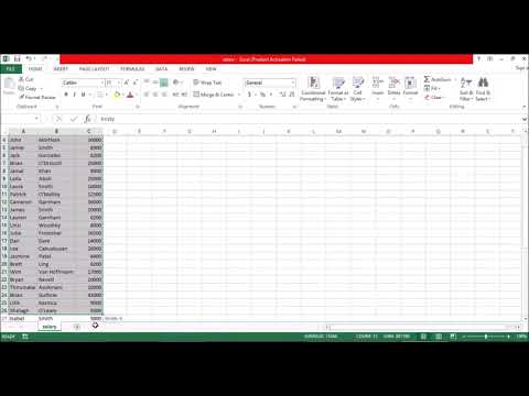 IGCSE ICT 20 Data analysis Task 20u