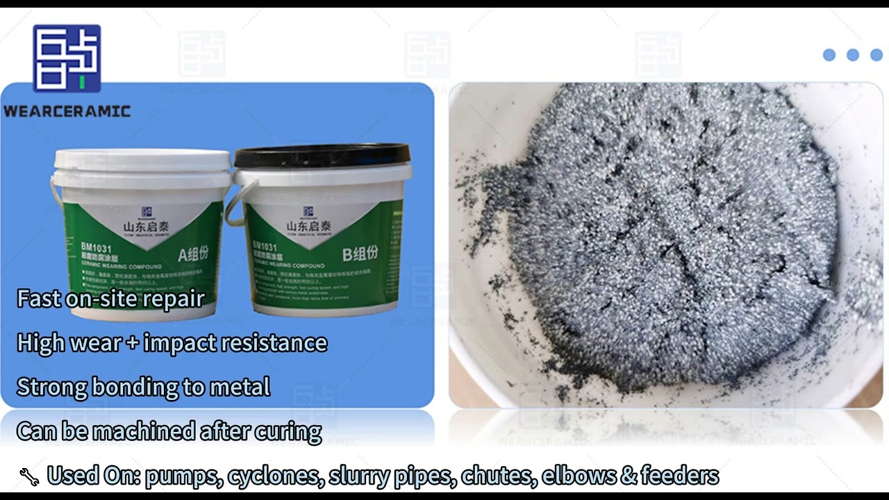 🔧 Understanding Ceramic Repair Putty  – Practical Wear Protection for Heavy Industry