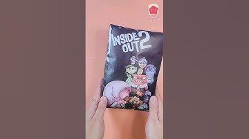 inside out 2 blind bag & game book 인사이드아웃 2 블라인드백 게임북 #insideout #blindbag #gamebook #papercraft