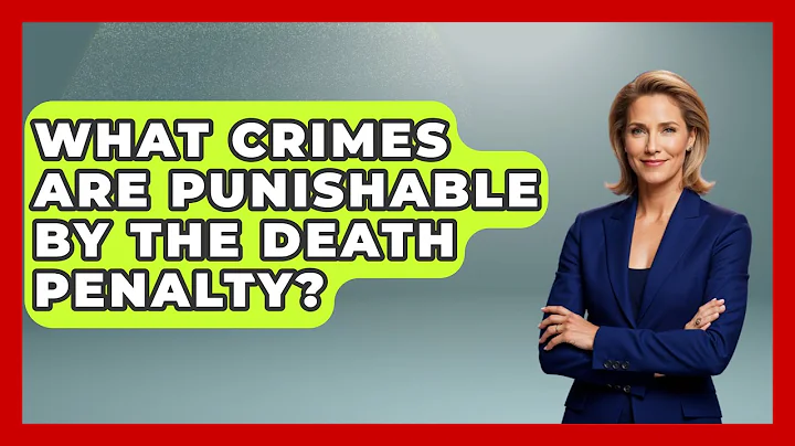 What Crimes Are Punishable By The Death Penalty? - Jail & Prison Insider