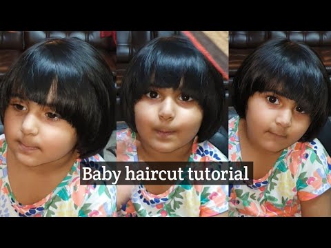 haircut girl || haircut baby || baby girl hair cutting - YouTube