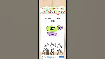 Brain Test Level 16 Tap them in order: 1, 49, 80, 5, 7, 11, 101 Answer