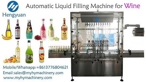 Automatic linear gravity self flow liquid filling machine for wine to Rwanda