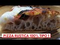 Pizza rustica 100% farina tipo 1 alveolata e fatta a mano