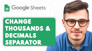 How to Change Thousands and Decimals Separator in Google Sheets [2025 Guide]