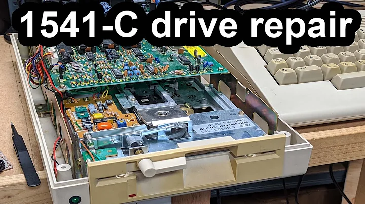 Commodore C64 1541-C drive repair. No communication with the c64 it just locks up the computer.