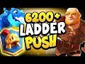 6200+ TOP LADDER PUSH LIVE GAMEPLAY WITH GIANT EDRAG - CLASH ROYALE