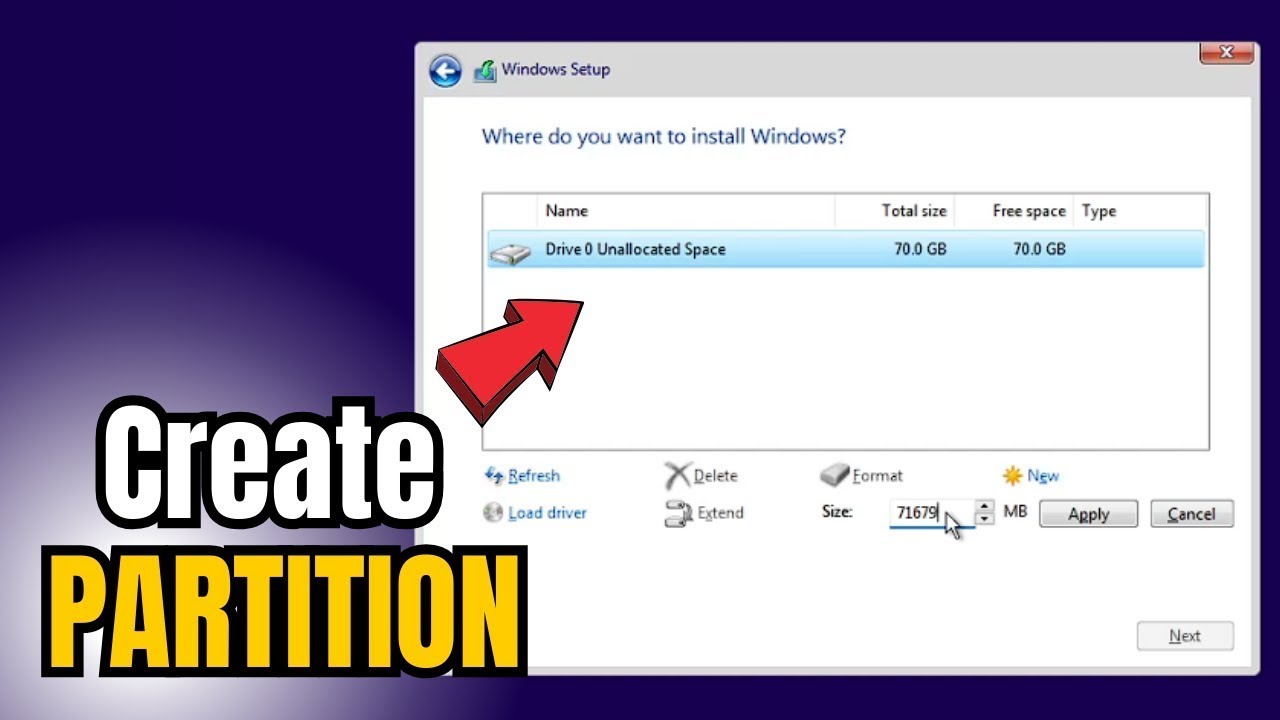 Create Windows Partition | Make Windows Partition - YouTube