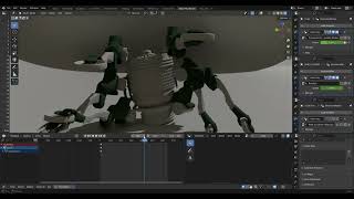 Blender 4.4 Procedural Creatures using Geometry Nodes ไทย ฝึก