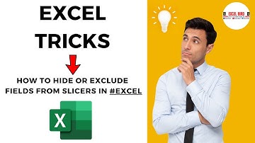 How to Exclude Fields from Slicer in #excel