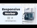 Responsive Navbar Tutorial | Clean HTML &amp; CSS Design for Beginners (No JS Needed)