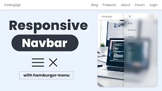 Responsive Navbar Tutorial | Clean HTML &amp; CSS Design for Beginners (No JS Needed)