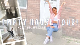 Getting my Keys & EMPTY HOUSE TOUR!!!!! Moving Vlog 3!