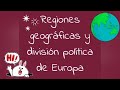 Regiones y División política de Europa