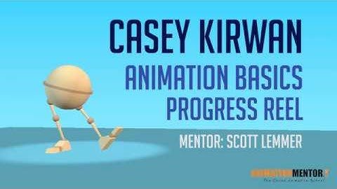 Animation Mentor- Course 01 Progress Reel